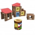 Casute modulare din lemn reconstruibile Maxim 150 piese Log Homes